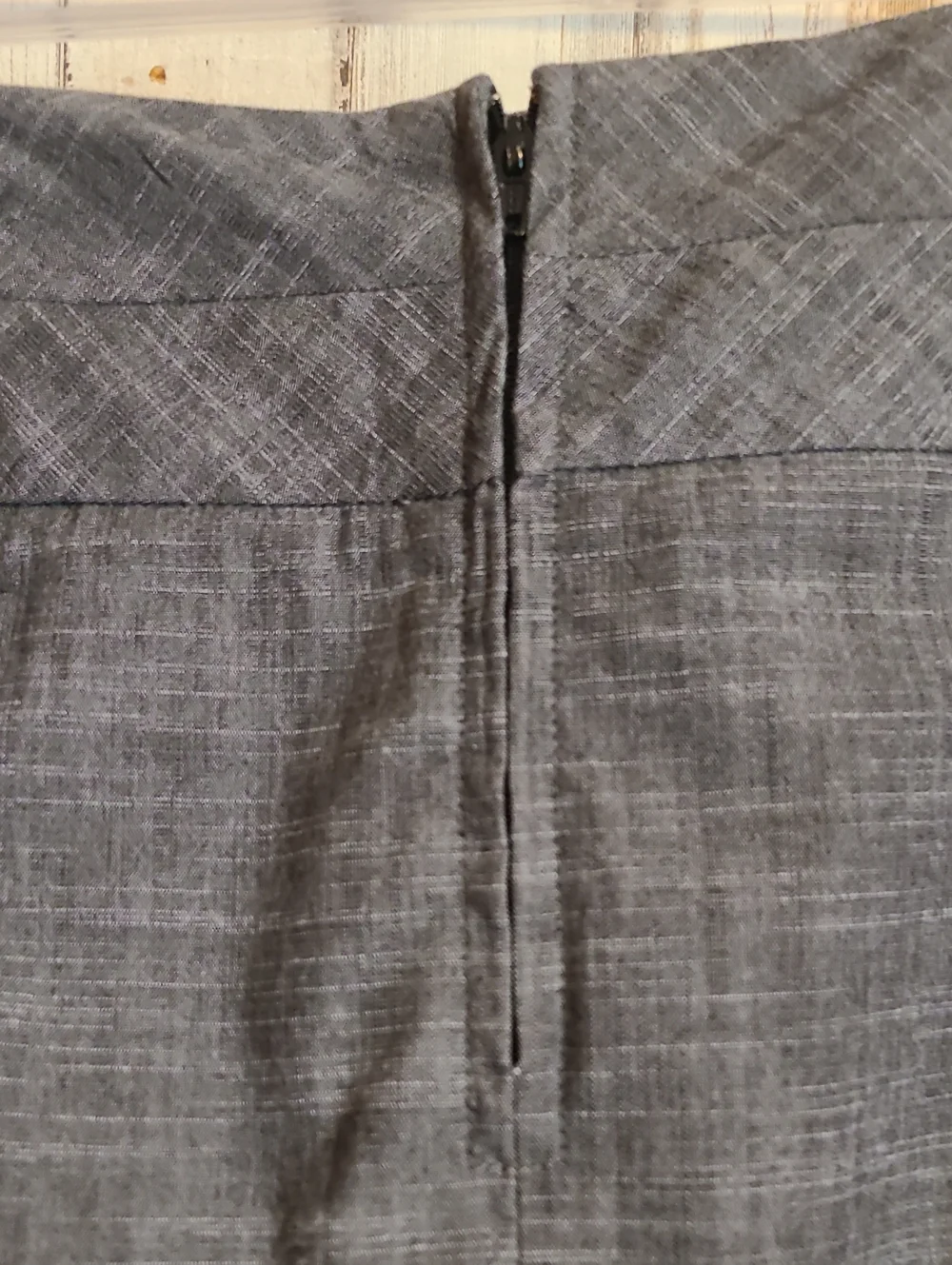 Byer California Gray Pencil Skirt - Subtle Texture